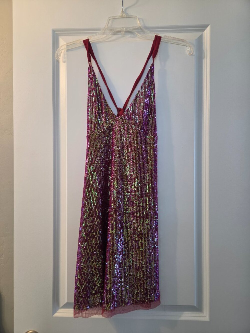 Free People Sequin Slip Dress